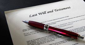 Signing a Last Will and Testament
